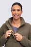 Macpac Women's Pandora High Pile Fleece Pullover, Grape Leaf, hi-res