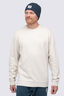 Macpac Men's Vintage Heavyweight Fairtrade Organic Cotton Crew, Neutral Marle, hi-res