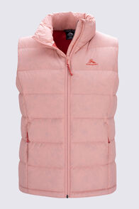 Macpac Women's Halo Down Vest ♺, Coral Almond, hi-res