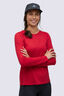 Macpac Women's Ella 180 Merino Long Sleeve T-Shirt, American Beauty Marle, hi-res