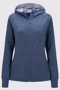 Macpac Women's Craigieburn Merino Blend Jacket, China Blue Marle, hi-res