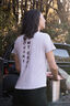 Macpac Women's Aoraki Topo Fairtrade Organic Short Sleeve T-Shirt, Raindrops, hi-res