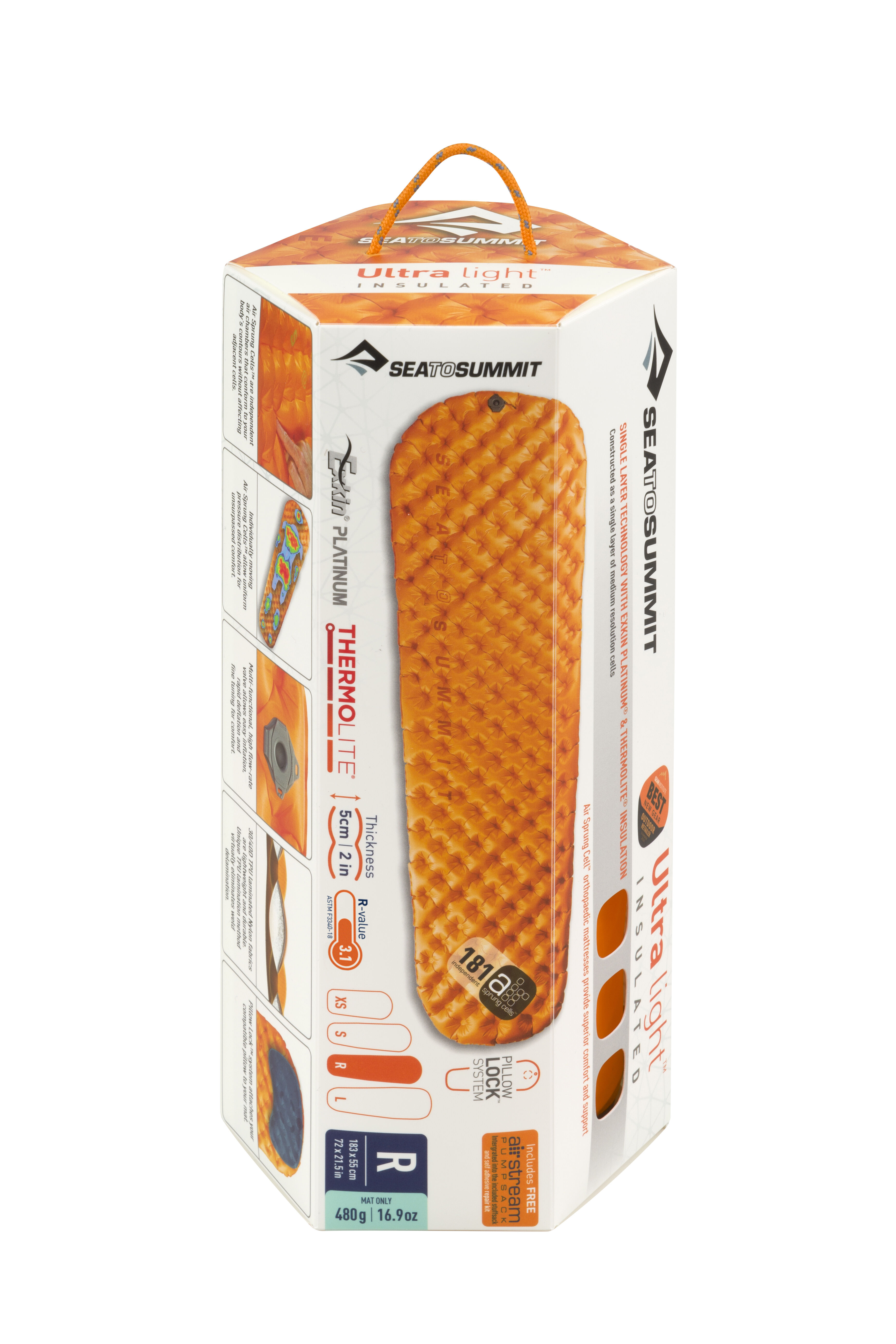 Sea to Summit UltraLight Insulated Sleeping Mat Regular Macpac