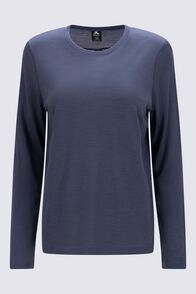 Macpac Women&rsquo;s Orton Merino Blend Long Sleeve Crew, Odyssey, hi-res