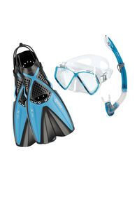 Mares X-One/Pirate Jnr Snorkelling Set, Aqua, hi-res