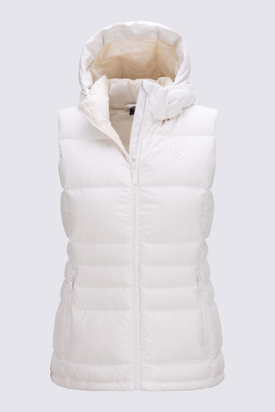 Macpac Women's Aurora Hooded Down Vest, Tofu, hi-res