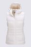 Macpac Women's Aurora Hooded Down Vest, Tofu, hi-res