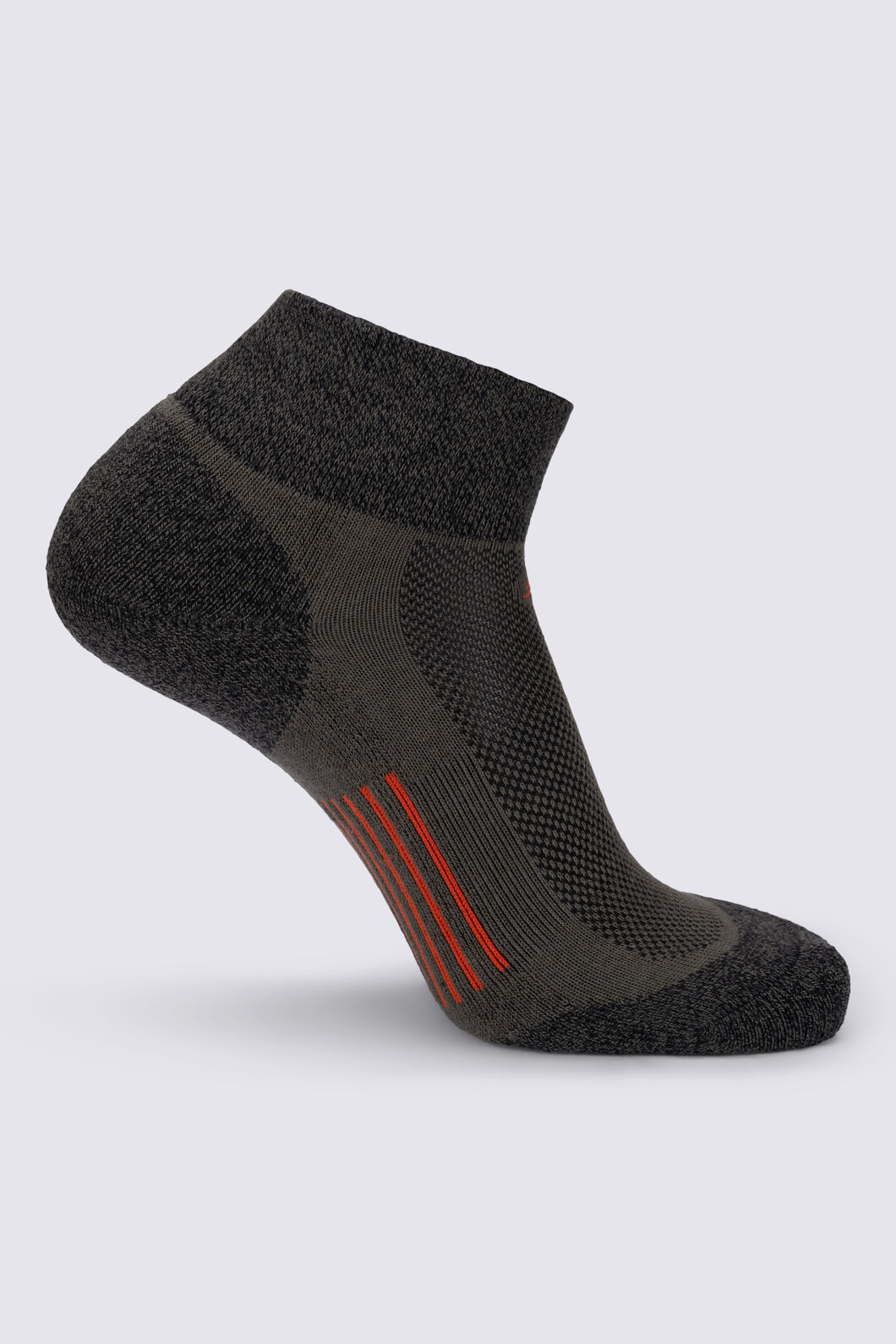 Trail Quarter Sock - 2 Pack V2, Grapeleaf/Black/MPOrange, hi-res