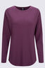Macpac Women's Long Sleeve Modal T-Shirt, Prune, hi-res