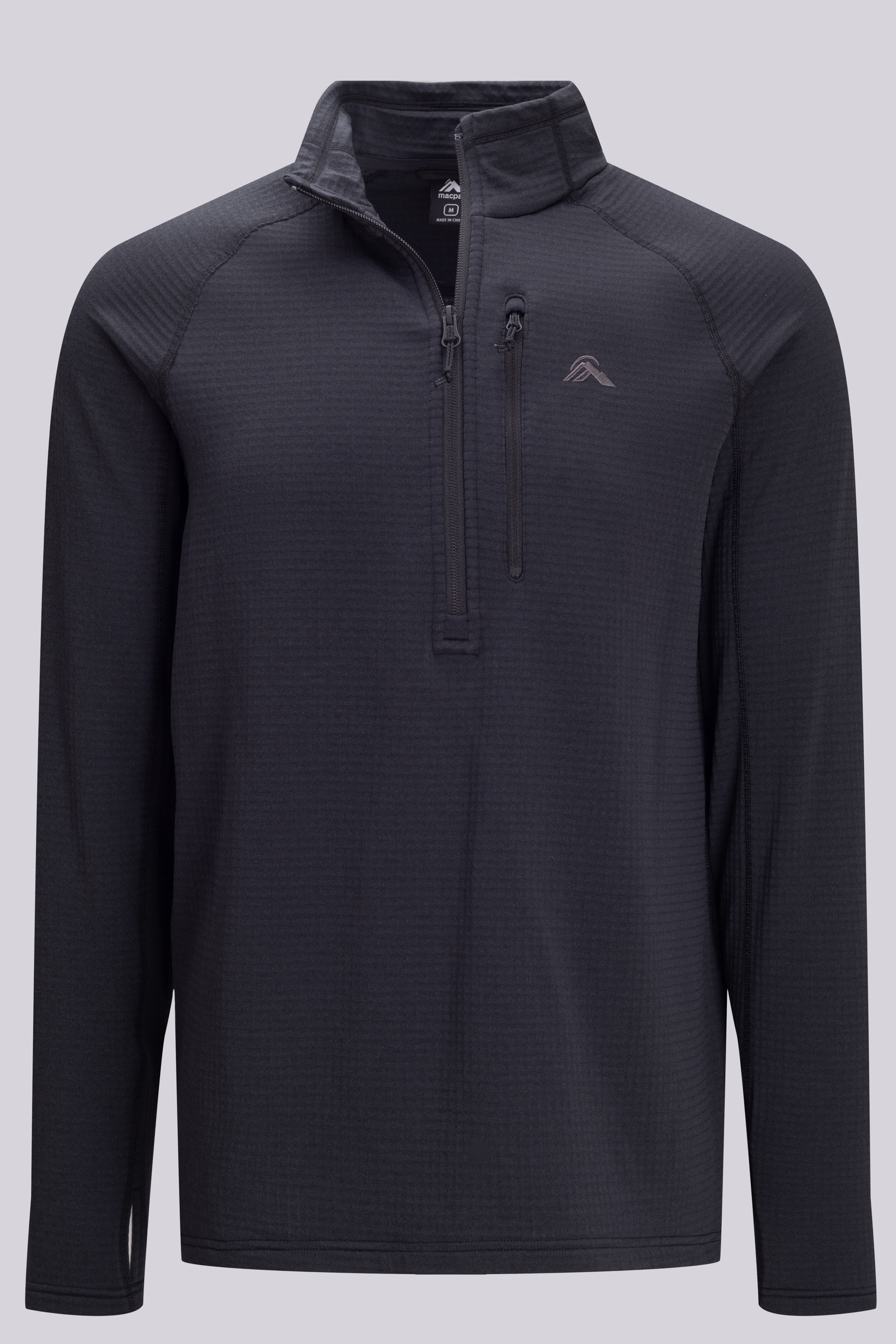 Half zip pullover clearance black