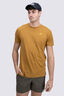 Macpac Men's Paparoa NP Fairtrade Organic Cotton T-Shirt, Maple, hi-res