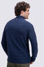 Macpac Men's Tui Fleece Pullover, Navy Iris/Brick Orange, hi-res