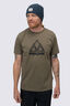 Macpac Men's Vintage Fairtrade Organic Cotton Short Sleeve T-Shirt, Stone Grey Marle, hi-res