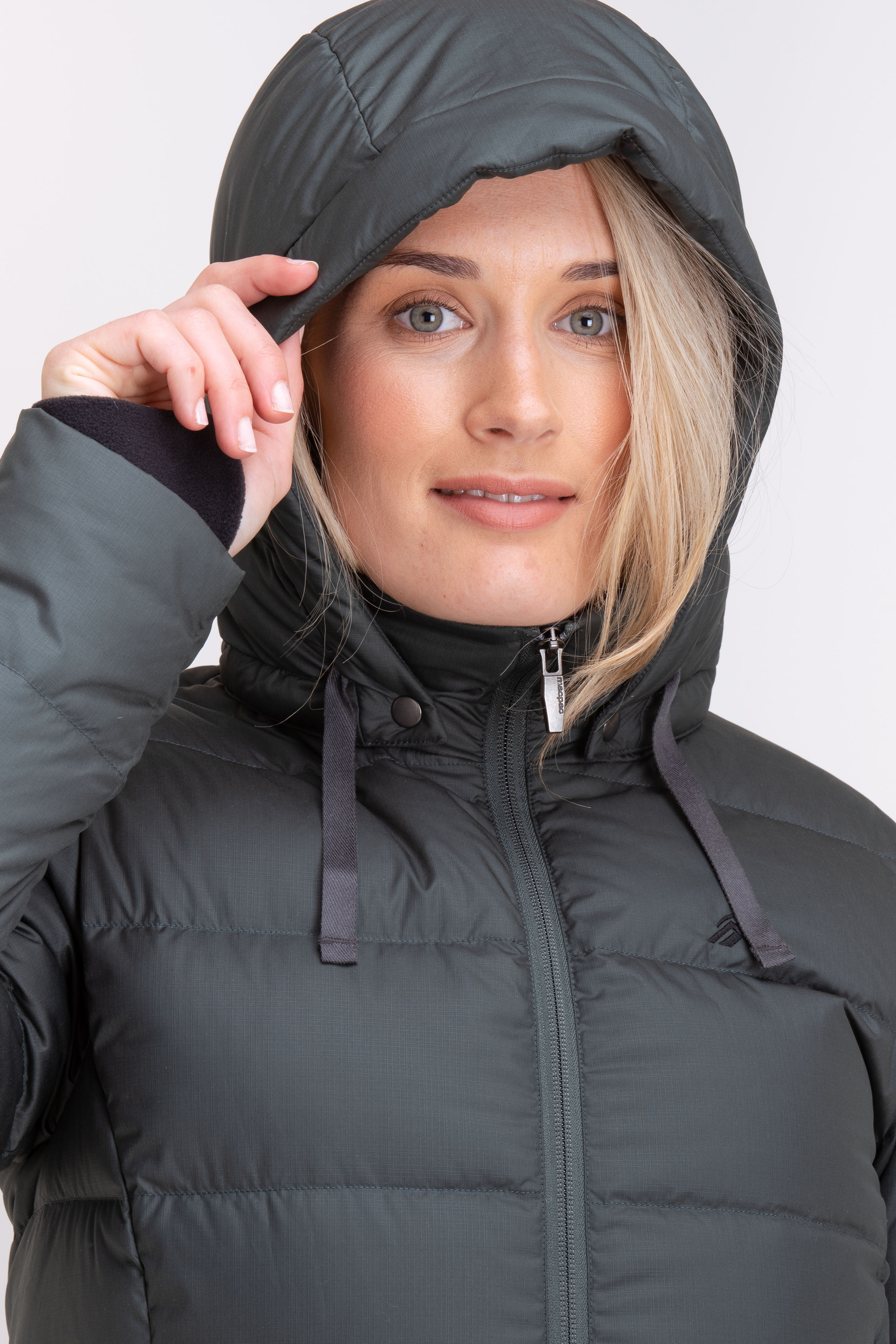 Aurora Long Hooded Down Coat | Macpac