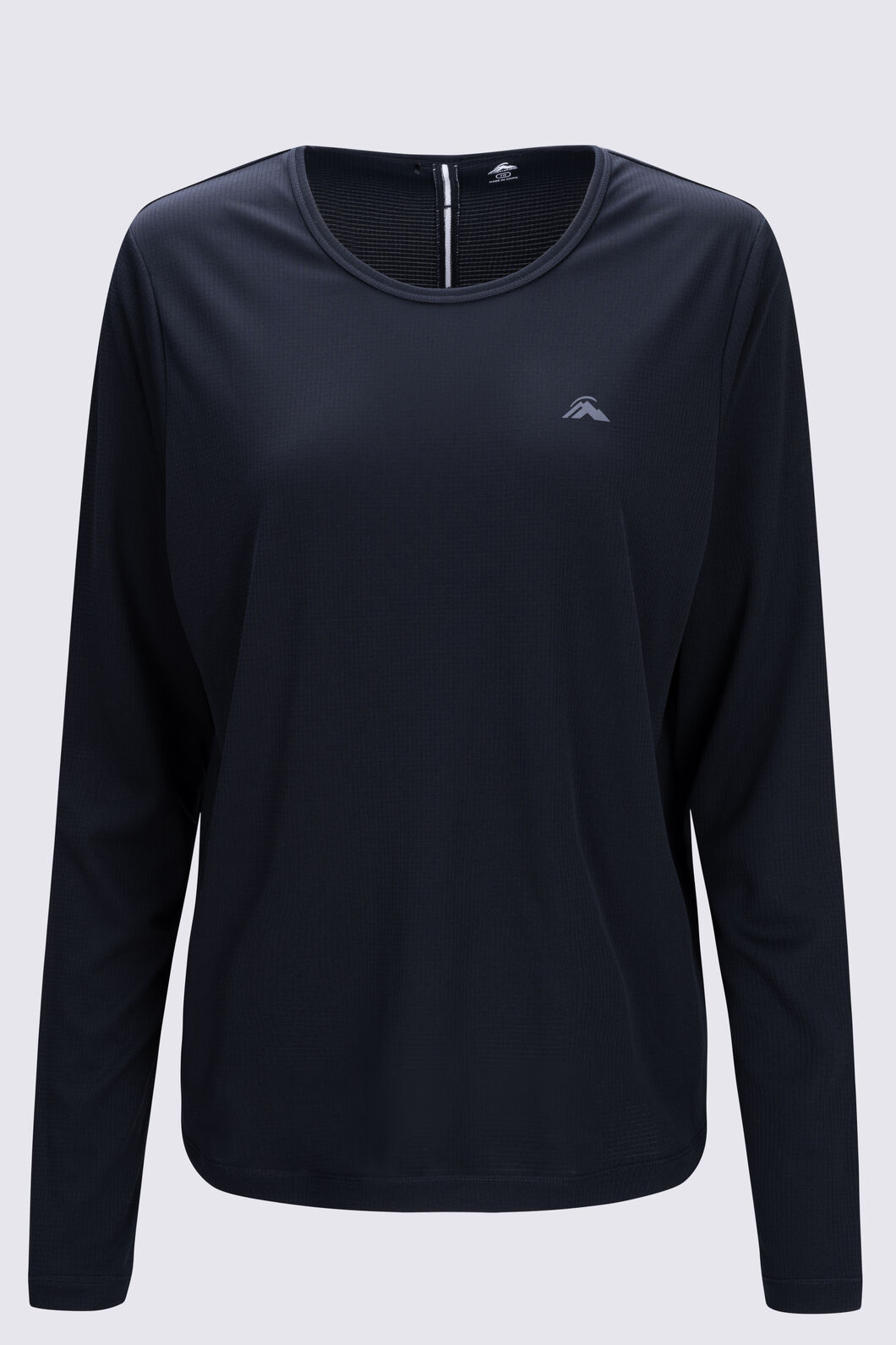 Macpac Women's Trail Long Sleeve T-Shirt, Black, hi-res