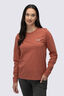 Macpac Women's Cameron Hut Fairtrade Organic Cotton Long Sleeve T-Shirt, Chutney, hi-res