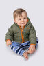 Macpac Baby Pulsar Hooded Insulated Jacket, Four Leaf Clover/Overland Trek, hi-res