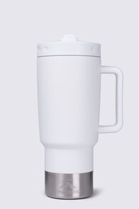 Macpac Insulated Travel Tumbler with Straw Lid &mdash; 880ml, Winter White, hi-res