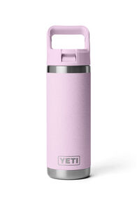 YETI® Rambler® Bottle with Straw Cap — 18 oz, Cherry Blossom, hi-res