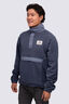 Macpac Men's Heritage Snap Fleece Pullover, Odyssey Heather, hi-res