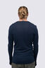 Macpac Men's 220 Merino Long Sleeve Top, Navy, hi-res