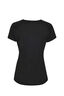 Macpac Women's Ella 180 Merino T-Shirt, Black, hi-res