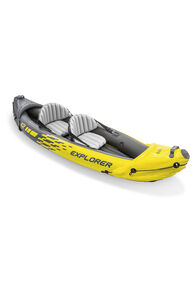 Intex Explorer&trade; Inflatable Kayak 2 person, Yellow/Grey, hi-res