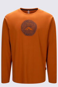 Macpac Men's Sawcut Fairtrade Organic Cotton Long Sleeve T-Shirt, Autumnal, hi-res