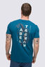 Macpac Men's Abel Tasman Topo Fairtrade Organic Short Sleeve T-Shirt, Moroccan Blue, hi-res