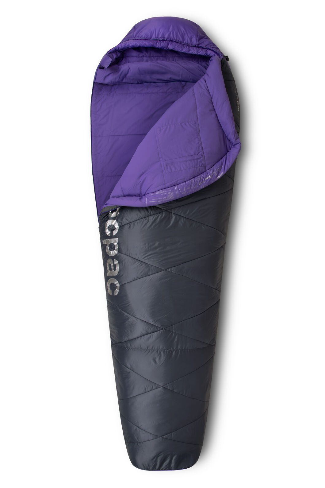 Macpac Standard Aspire 360 Synthetic Sleeping Bag (-10&deg;C), Ombre Blue/Passion Flower, hi-res
