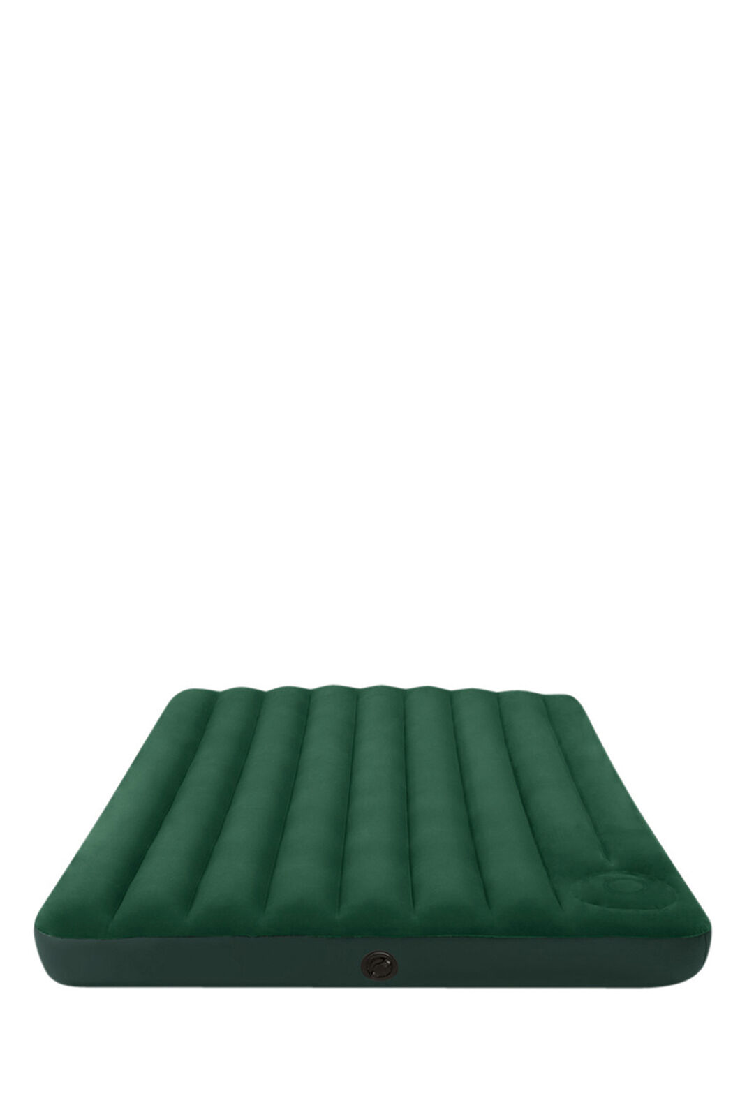 Intex Queen Downy Air Bed with Foot Pump, Green, hi-res