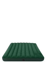Intex Queen Downy Air Bed with Foot Pump, Green, hi-res