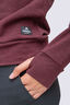 Macpac Women's 280 Merino Blend Long Sleeve Crew, Fig Marle, hi-res