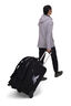 Macpac 80L Wheeled Duffel Bag, Black, hi-res