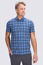 Macpac Men's Campfire Shirt, Blue Plaid, hi-res