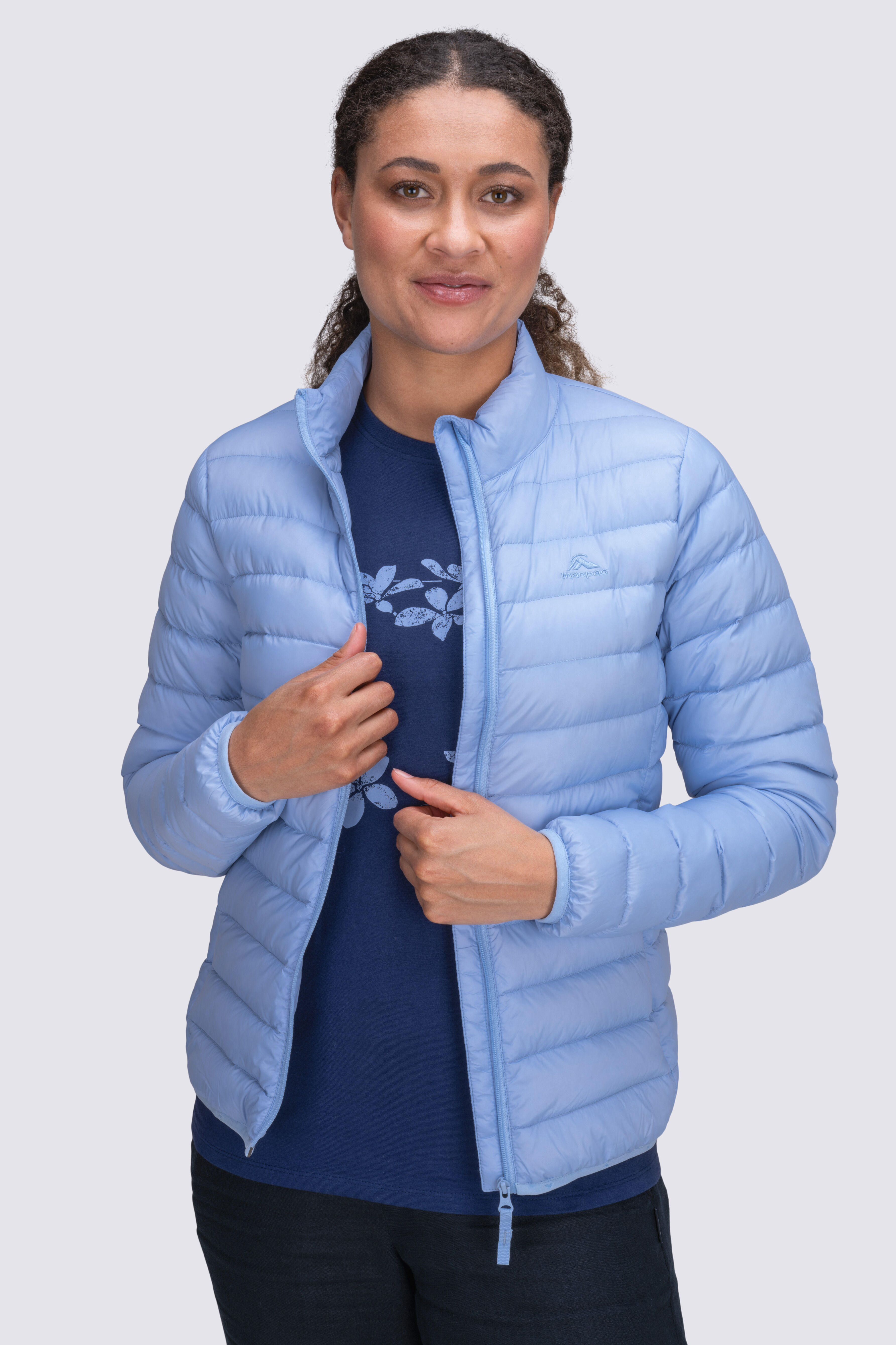 Baby blue jacket womens on sale