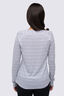 Macpac Women's Ella 180 Merino Long Sleeve T-Shirt, Cosmic Sky/Odyssey Stripe, hi-res