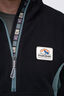 Macpac Men&rsquo;s Heritage Fleece Pullover, Black/North Atlantic, hi-res