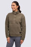 Macpac Women's Pandora High Pile Fleece Pullover, Grape Leaf, hi-res
