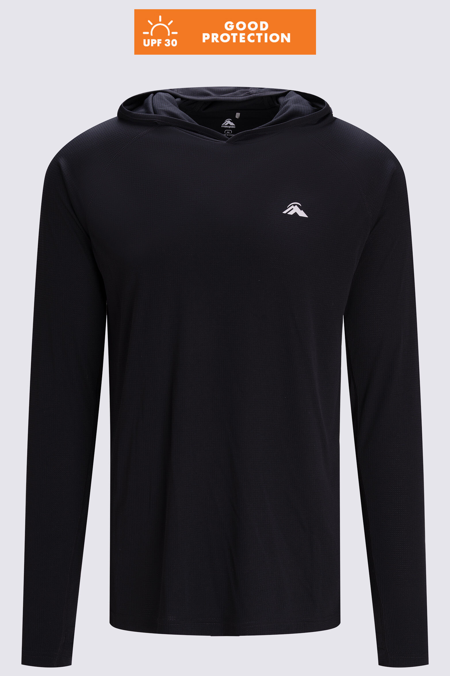 Mens long sleeve hooded tee hotsell