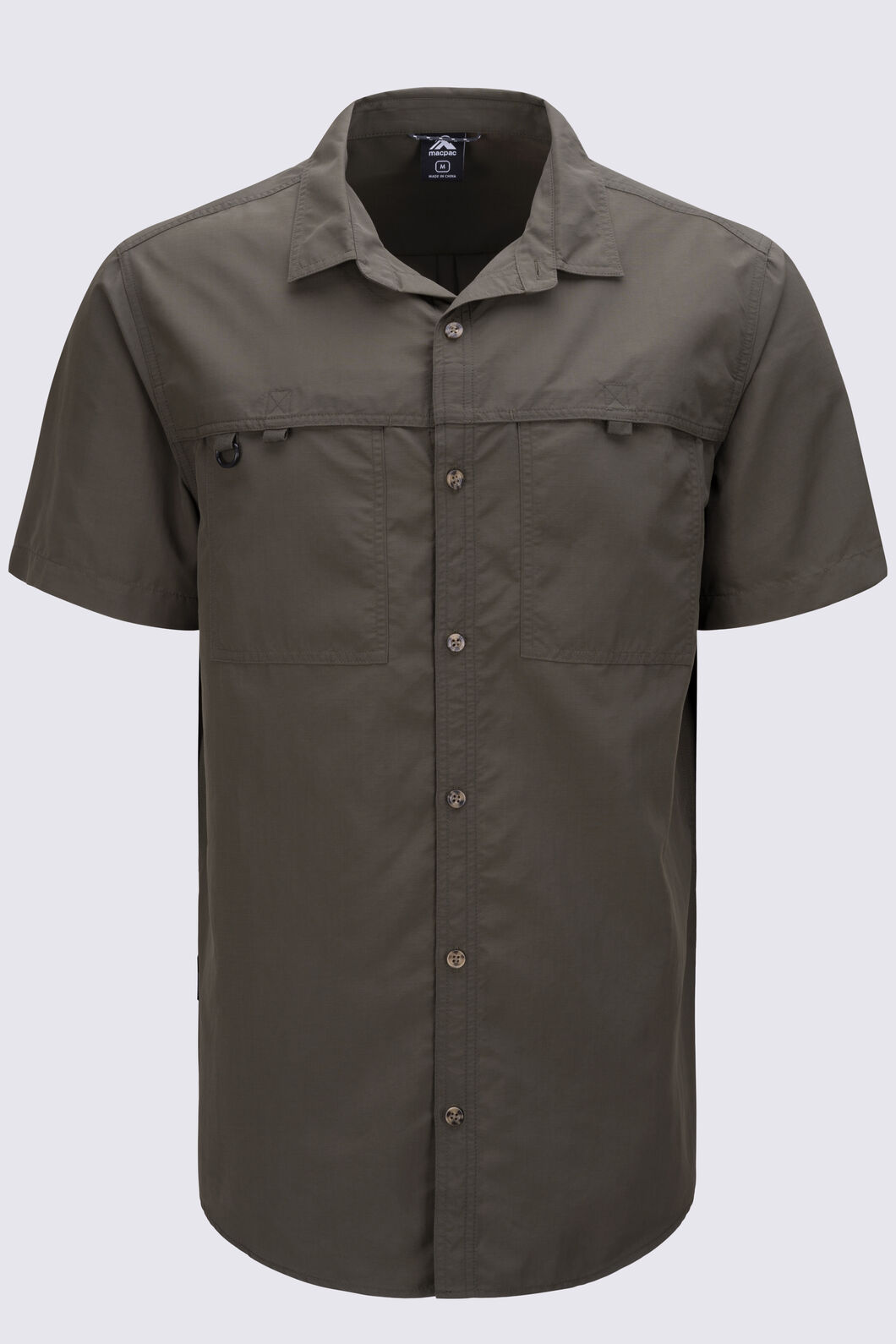 Macpac Men's Westport Short Sleeve Shirt, Forest Night, hi-res