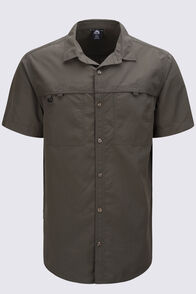 Macpac Men's Westport Short Sleeve Shirt, Forest Night, hi-res