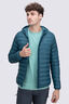 Macpac Men's Uber Light Hooded Down Jacket, Reflecting Pond, hi-res