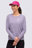 Macpac Women's Trail Long Sleeve T-Shirt, Silver Bullet, hi-res