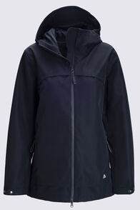 Macpac Women's Fiord Raincoat, Black, hi-res