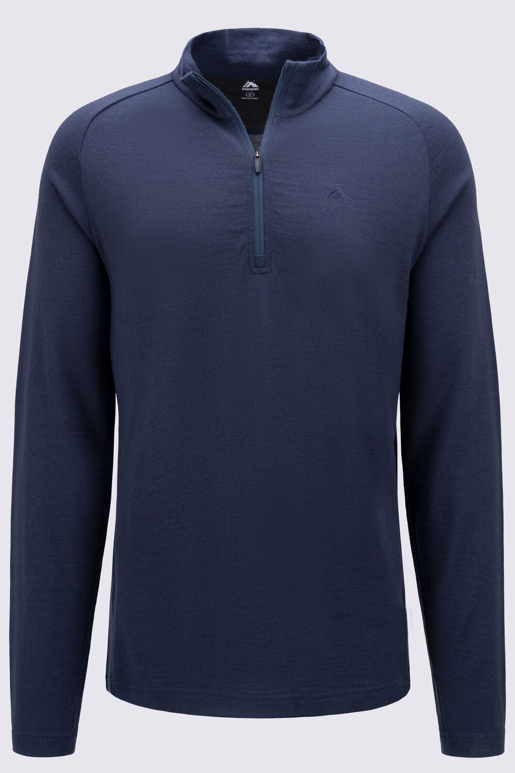 Macpac Men's Kauri 280 Merino Pullover, Navy Iris, hi-res