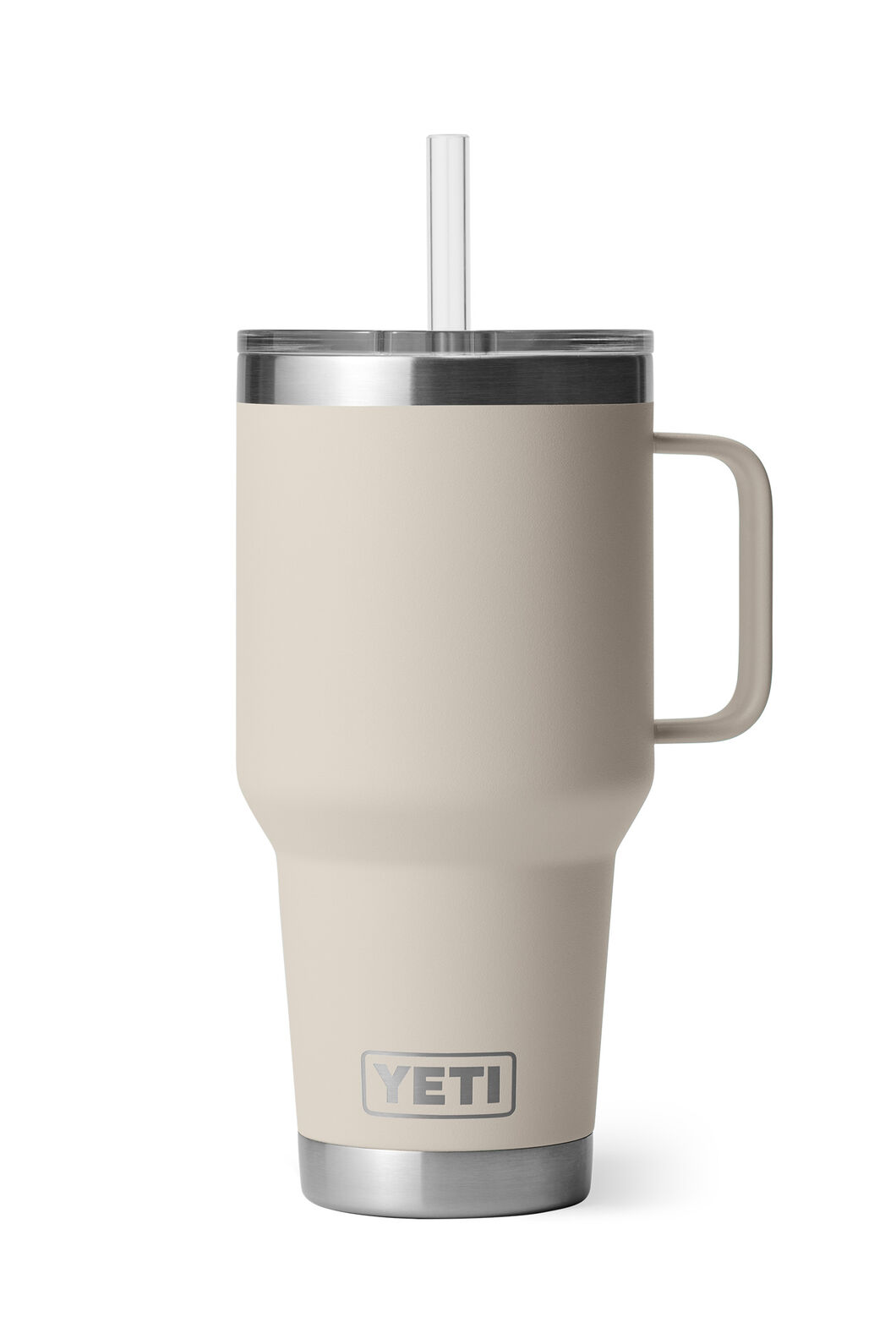 YETI® Rambler® Mug with Straw Cap — 35 oz, Cape Taupe, hi-res