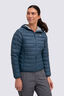 Macpac Women's Uber Light Hooded Down Jacket ♺, Mediterranea, hi-res