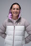 Macpac Women's Halo Hooded Down Jacket ♺, Etherea/Tofu, hi-res