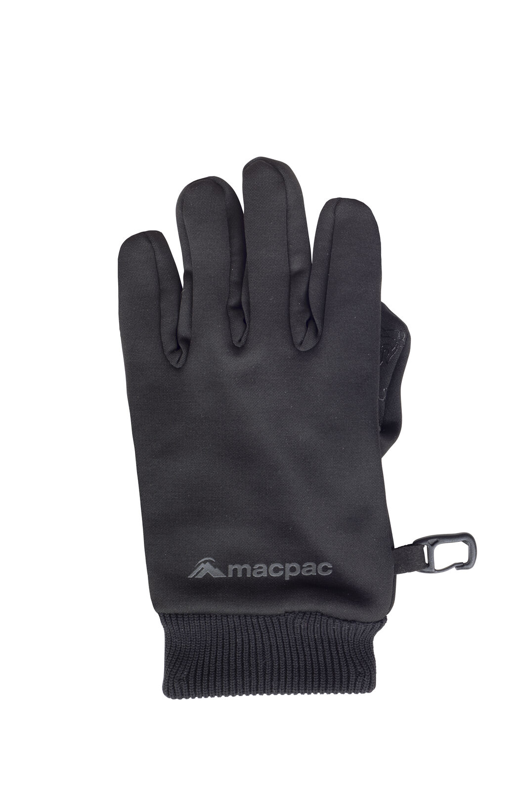 Macpac Kids' Fleece Glove, Black, hi-res